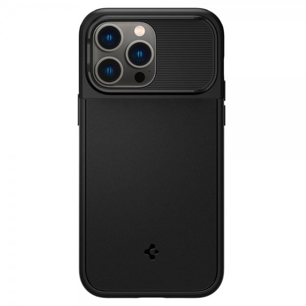 Spigen iPhone 14 Pro Max Deksel Optik Armor MagFit Svart