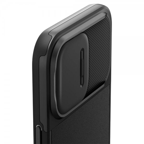 Spigen iPhone 14 Pro Max Deksel Optik Armor MagFit Svart