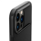 Spigen iPhone 14 Pro Max Deksel Optik Armor MagFit Svart