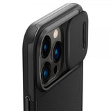 Spigen iPhone 14 Pro Max Deksel Optik Armor MagFit Svart