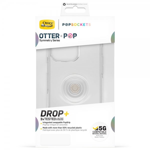 Otterbox iPhone 14 Pro Max Deksel Otter+Pop Symmetry Clear Clear Pop