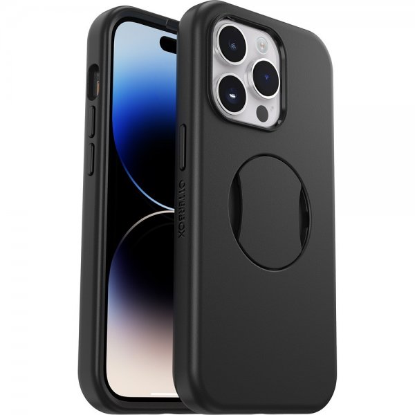 Otterbox iPhone 14 Pro Max Deksel Otter+Pop Symmetry Series Svart