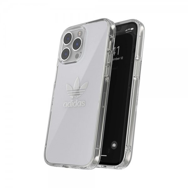 Adidas iPhone 14 Pro Max Deksel Beskyttende Klar Etui Klar