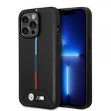 BMW iPhone 14 Pro Max Deksel Tikattu Svart