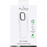 Puro iPhone 14 Pro Max Deksel RE-COVER Hvit Transparent