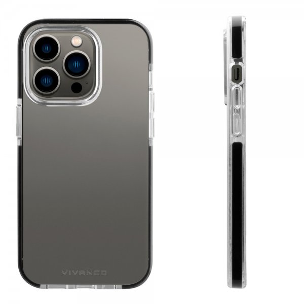 Vivanco iPhone 14 Pro Max Deksel Rock Solid Svart Klar