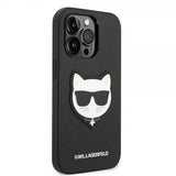 Karl Lagerfeld iPhone 14 Pro Max Deksel Saffiano Choupette Svart