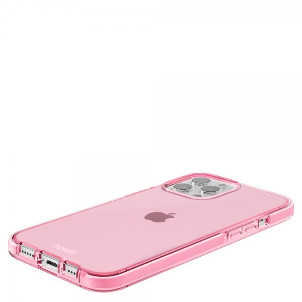 holdit iPhone 14 Pro Max Deksel Seethru Bright Pink