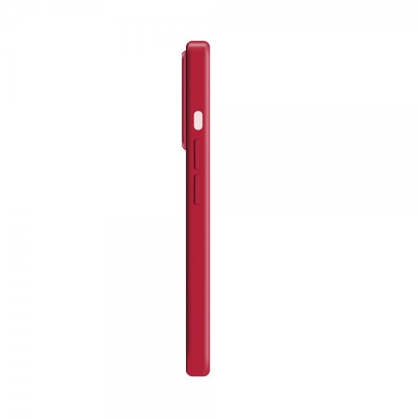 Xqisit iPhone 14 Pro Max Deksel Silicone Case Rød
