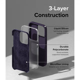 Ringke iPhone 14 Pro Max Deksel Silikoni Deep Purple