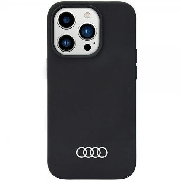 Audi iPhone 14 Pro Max Deksel Silikoni Svart