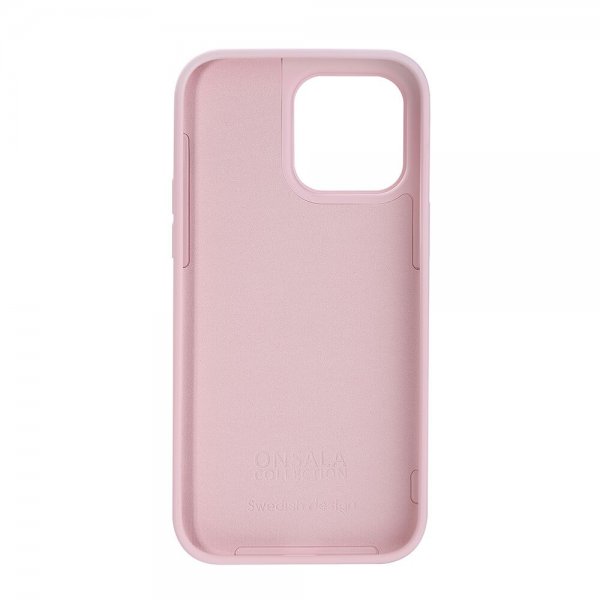 Onsala iPhone 14 Pro Max Deksel Silikon Chalk Pink