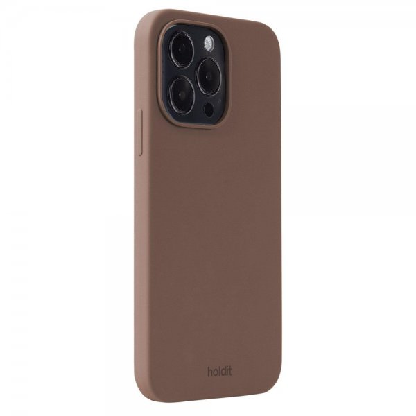 holdit iPhone 14 Pro Max Deksel Silikon Dark Brown