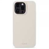 holdit iPhone 14 Pro Max Deksel Silikon Light Beige