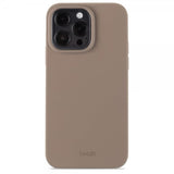 holdit iPhone 14 Pro Max Deksel Silikon Mocha Brown