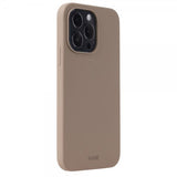 holdit iPhone 14 Pro Max Deksel Silikon Mocha Brown