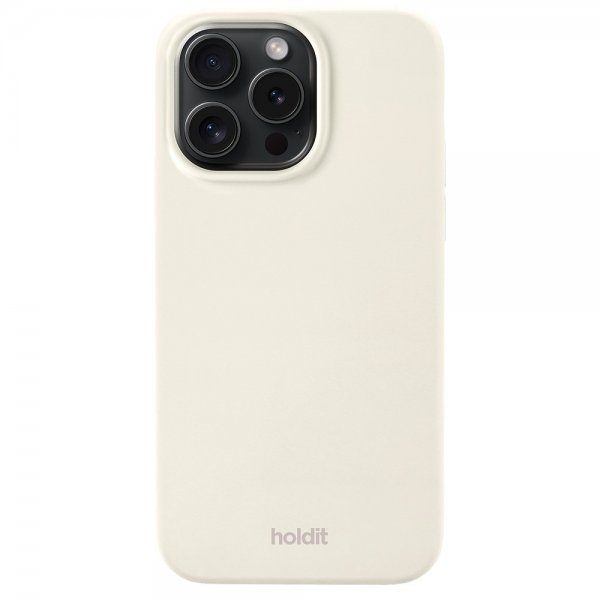 holdit iPhone 14 Pro Max Deksel Silikon Soft Linen