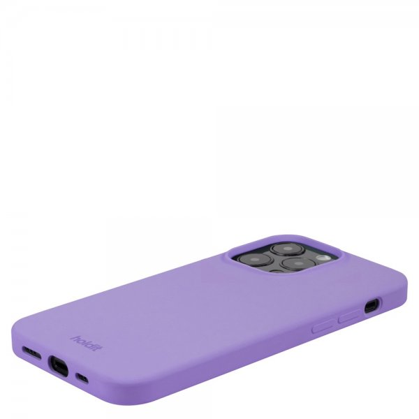 holdit iPhone 14 Pro Max Deksel Silikon Violet