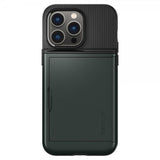 Spigen iPhone 14 Pro Max Deksel Slim Armor CS Abyss Green