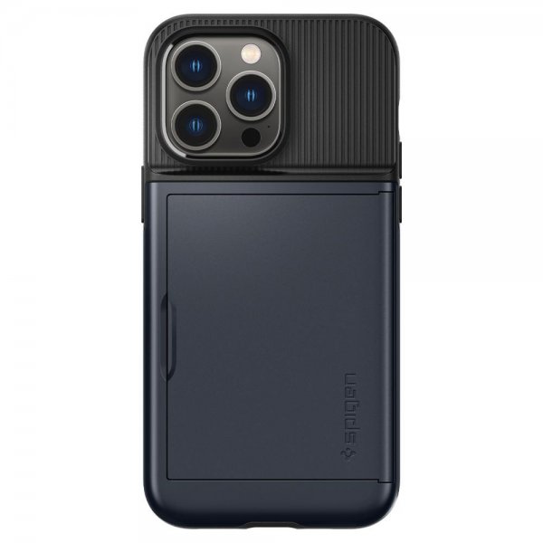 Spigen iPhone 14 Pro Max Deksel Slim Armor CS Metal Slate
