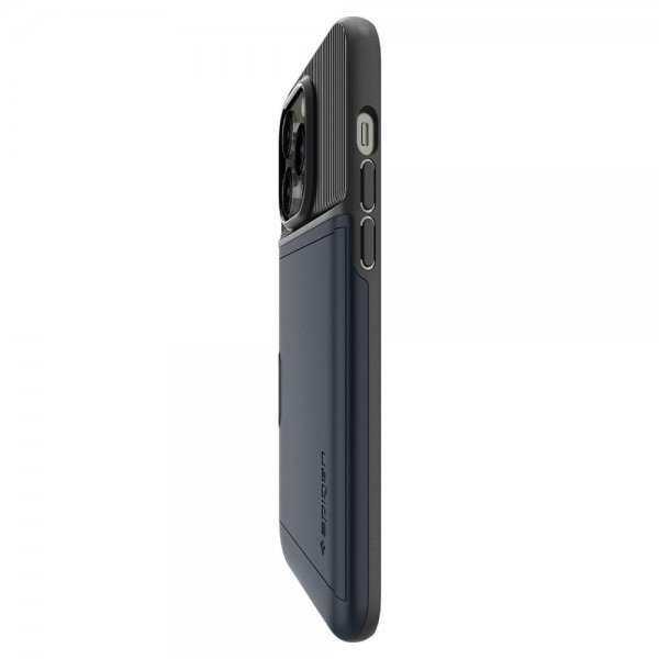 Spigen iPhone 14 Pro Max Deksel Slim Armor CS Metal Slate