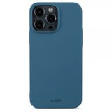 holdit iPhone 14 Pro Max Deksel Slim Case Denim Blue