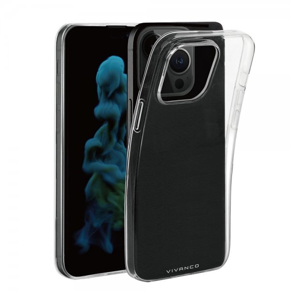 Vivanco iPhone 14 Pro Max Deksel Slim TPU Transparent