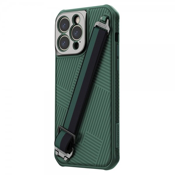 Nillkin iPhone 14 Pro Max Deksel Strap Case Grønn