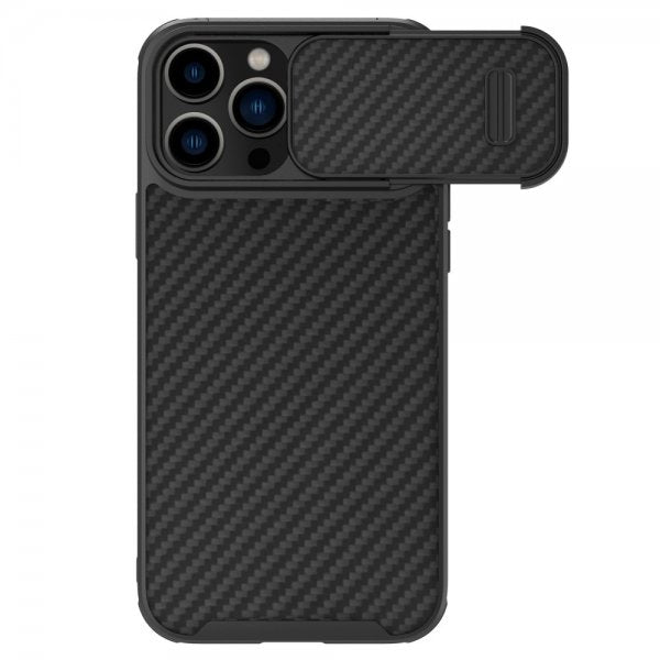 Nillkin iPhone 14 Pro Max Deksel Synteettinen Kuitu Svart