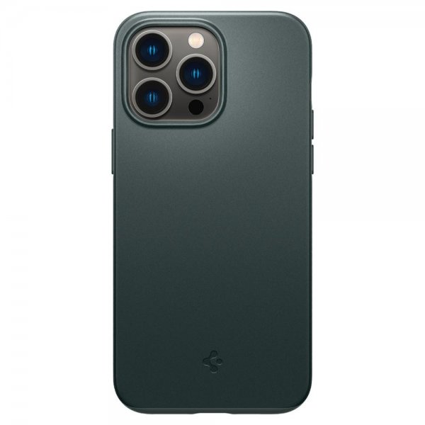 Spigen iPhone 14 Pro Max Deksel Thin Fit Abyss Green