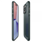 Spigen iPhone 14 Pro Max Deksel Thin Fit Abyss Green