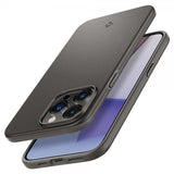 Spigen iPhone 14 Pro Max Deksel Thin Fit Gunmetal
