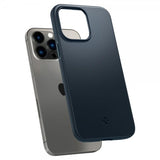 Spigen iPhone 14 Pro Max Deksel Thin Fit Metal Slate