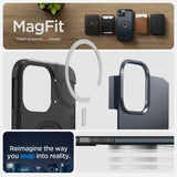 Spigen iPhone 14 Pro Max Deksel Tough Armor MagFit Metal Slate