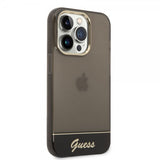 Guess iPhone 14 Pro Max Deksel Translucent Svart