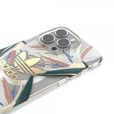 Adidas iPhone 14 Pro Max Deksel Trefoil Klar Etui MagSafe Gold