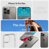 Spigen iPhone 14 Pro Max Deksel Ultra Hybrid Crystal Clear