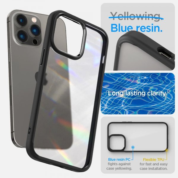 Spigen iPhone 14 Pro Max Deksel Ultra Hybrid Frost Black