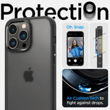 Spigen iPhone 14 Pro Max Deksel Ultra Hybrid Frost Black