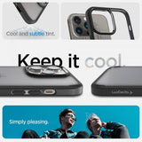 Spigen iPhone 14 Pro Max Deksel Ultra Hybrid Frost Black