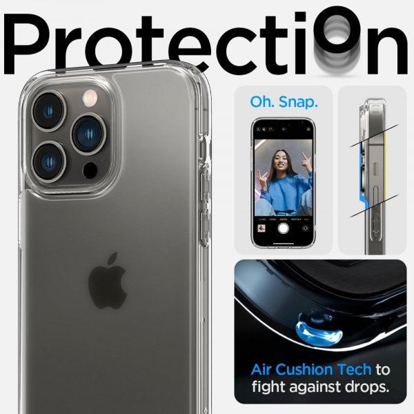 Spigen iPhone 14 Pro Max Deksel Ultra Hybrid Frost Clear