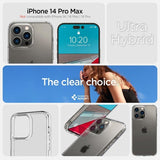 Spigen iPhone 14 Pro Max Deksel Ultra Hybrid Frost Clear