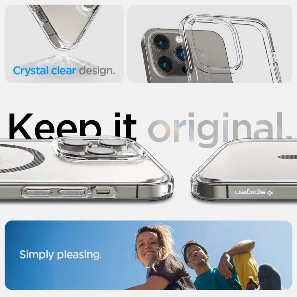 Spigen iPhone 14 Pro Max Deksel Ultra Hybrid MagFit Carbon Fiber
