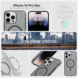 Spigen iPhone 14 Pro Max Deksel Ultra Hybrid MagFit Frost Black