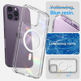 Spigen iPhone 14 Pro Max Deksel Ultra Hybrid MagFit Frost Clear