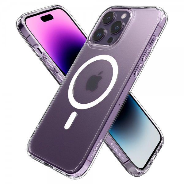Spigen iPhone 14 Pro Max Deksel Ultra Hybrid MagFit Frost Clear