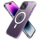 Spigen iPhone 14 Pro Max Deksel Ultra Hybrid MagFit Frost Clear