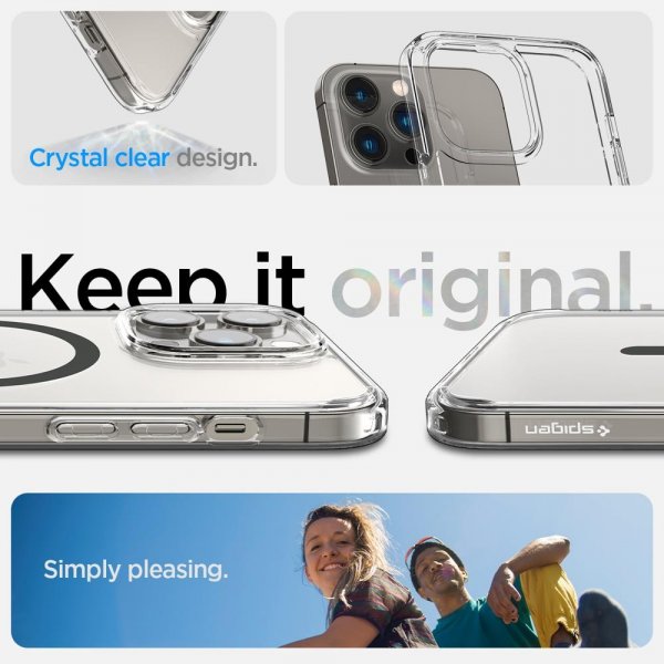 Spigen iPhone 14 Pro Max Deksel Ultra Hybrid MagFit Graphite