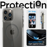 Spigen iPhone 14 Pro Max Deksel Ultra Hybrid MagFit Graphite