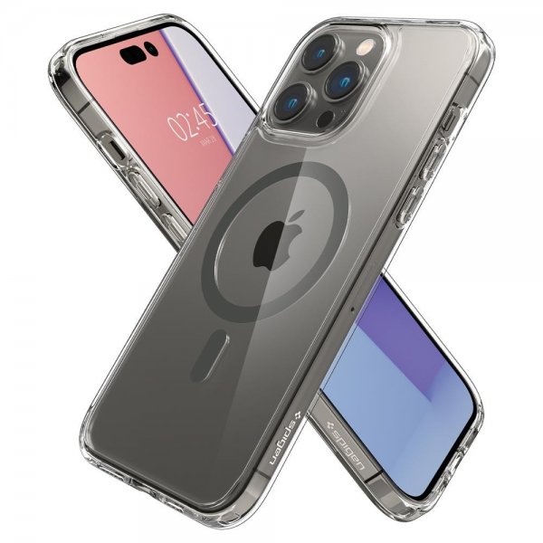 Spigen iPhone 14 Pro Max Deksel Ultra Hybrid MagFit Graphite